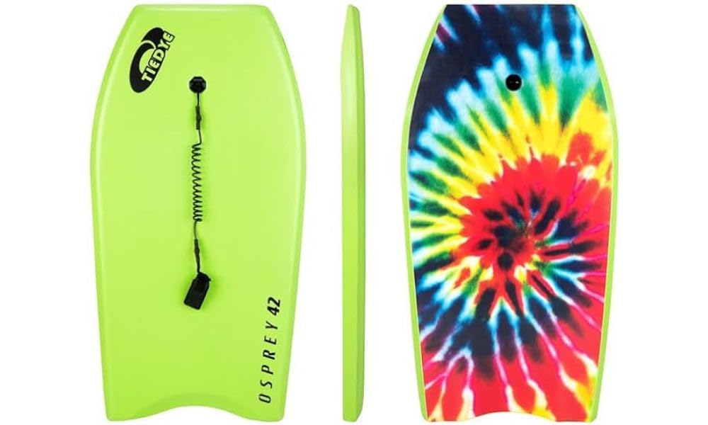 Osprey Tie Dye Bodyboard, Unisex, Verde, 42 Pulgadas