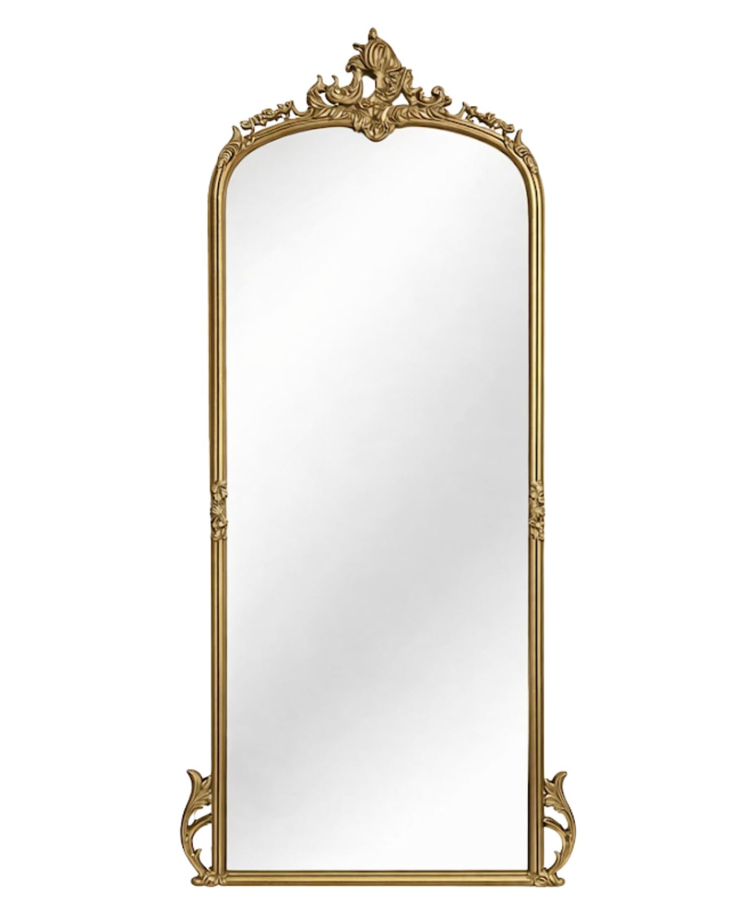 Classic Standard Full-Length Mirror Large Floor & Wall-Mounted Body Mirror Bedroom & Living Room Leaning Dressing Mirror (148x58cm)-picture-49