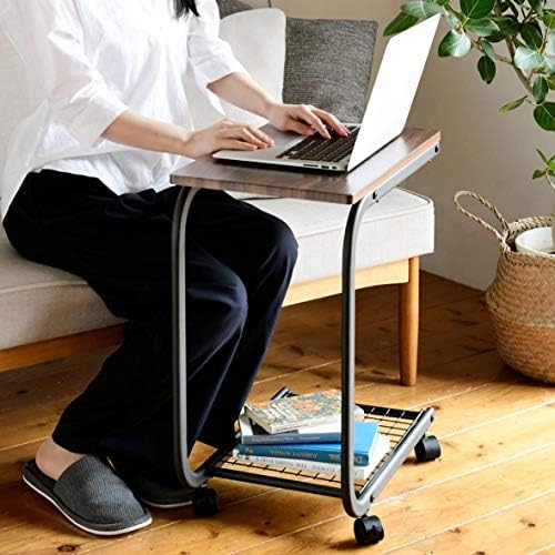 Amazon.co.jp: [山善] サイドテーブル キャスター付き (2か所