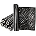 Produktbild Verpacking Stretchfolie 23 my schwarz 500mm x 300m 6 Rollen reißfeste blickdichte Umzugsfolie