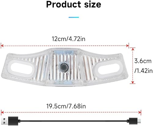 Miniatura 7 de Rechargeable LED Bike Wheel Lights,2 Pack,Waterproof Easy Install,Bicycles Wheel Spoke LED Lights,Motion Sensor,Safety Spoke Lights for Adults