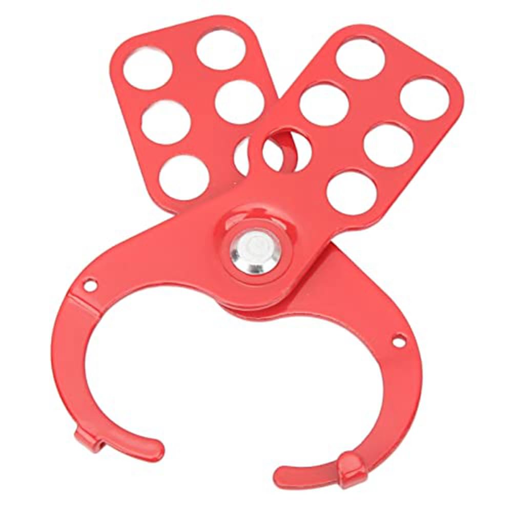 Set di lucchetti con chiusura a 6 fori, design di sicurezza a prova di manomissione, per apparecchiature industriali (grillo da 25 mm)