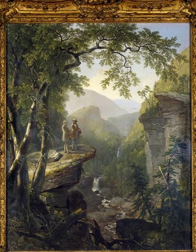 Lienzo Thomas Cole y Bryant pintura romántica de 60x90