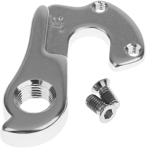 Miniatura 3 de MTB Bike Cambio Percha 8 Velocidad Engranaje Trasero Mech Bicicleta Cola Gancho Drop Out Adaptador Plata (WG001-SL)