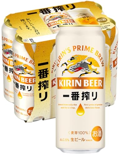 Kirin Ichiban Lager Beer Can 500ml (Pack of 6)