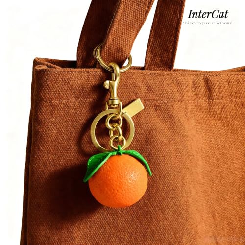 InterCat Cute Orange Fruit Purse Keychain Set - image 6