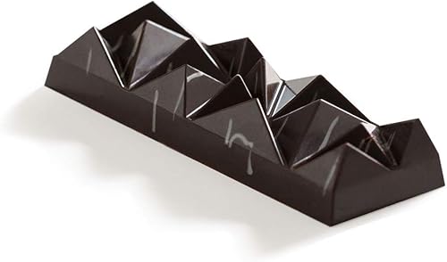 Miniatura 4 de Decora Molde para barra de chocolate profesional Serena-5 cavidades, 3.346 x 1.220 x 0.591 in, policarbonato