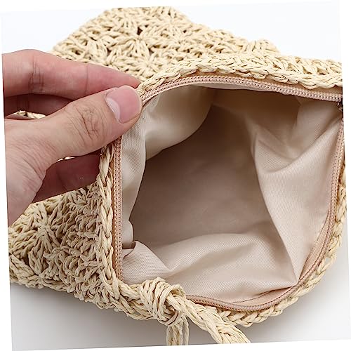 Woven Straw Beach Tote Bag for Women Versatile Summer Handbag for Travel Shopping Daily Use Stylish Handmade Crossbody Bag for Vacation and Outdoor Activities2