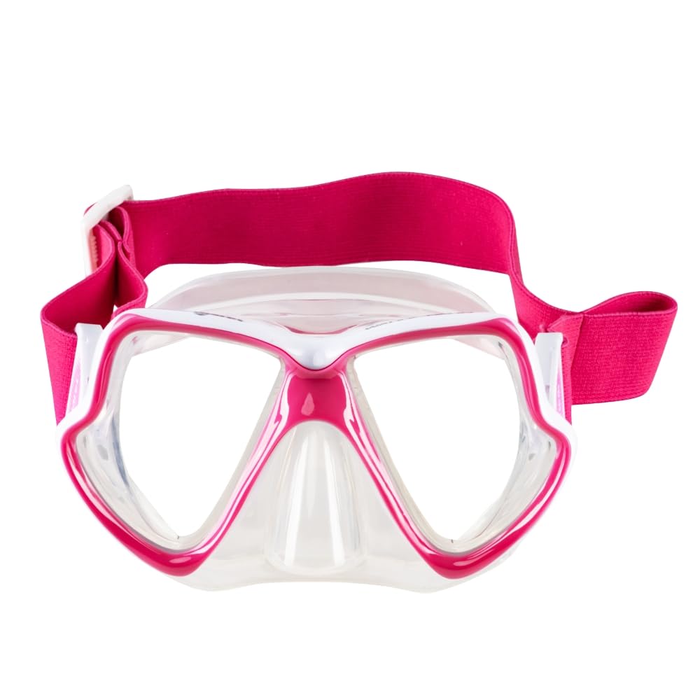 Mares Wahoo Neon Combo – Set de Snorkel para Adultos con máscara de Silicona y Tubo Semi-seco con válvula, Ideal para Buceo y exploración