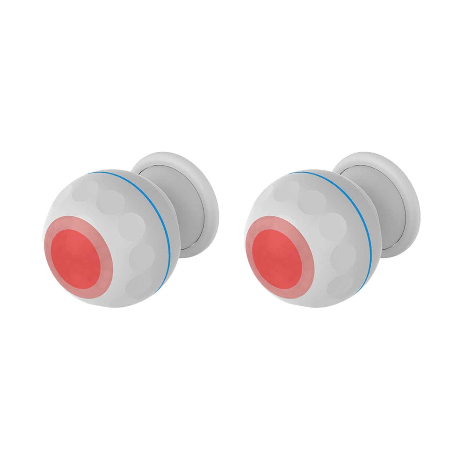 CUDTAPI Motion Sensor Mini Infrared Human Body Detector Movement Alarm With Magnet Bracket Home Security(2PCS)