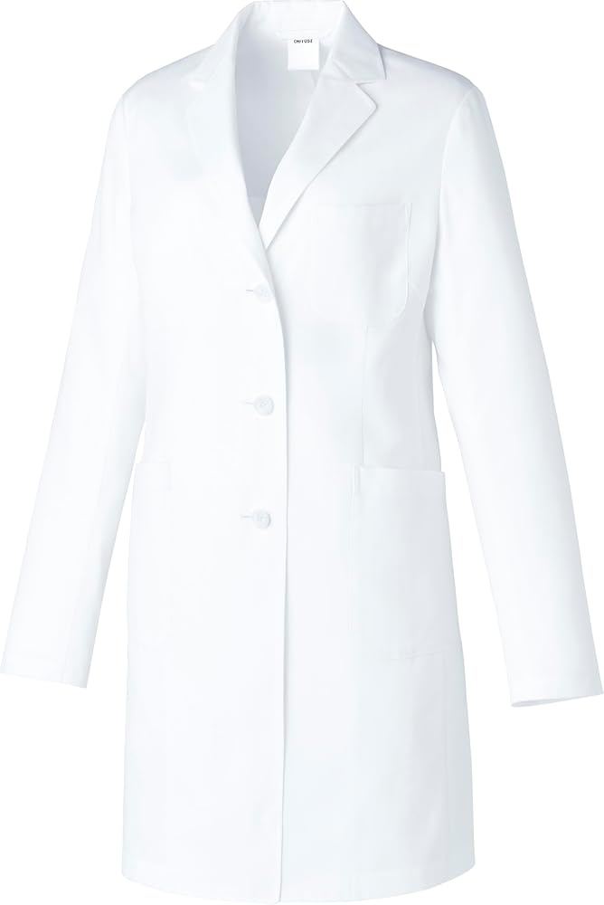 Amazon | [ユナイト] 女性用長袖ドクターコート 女性用 レディース