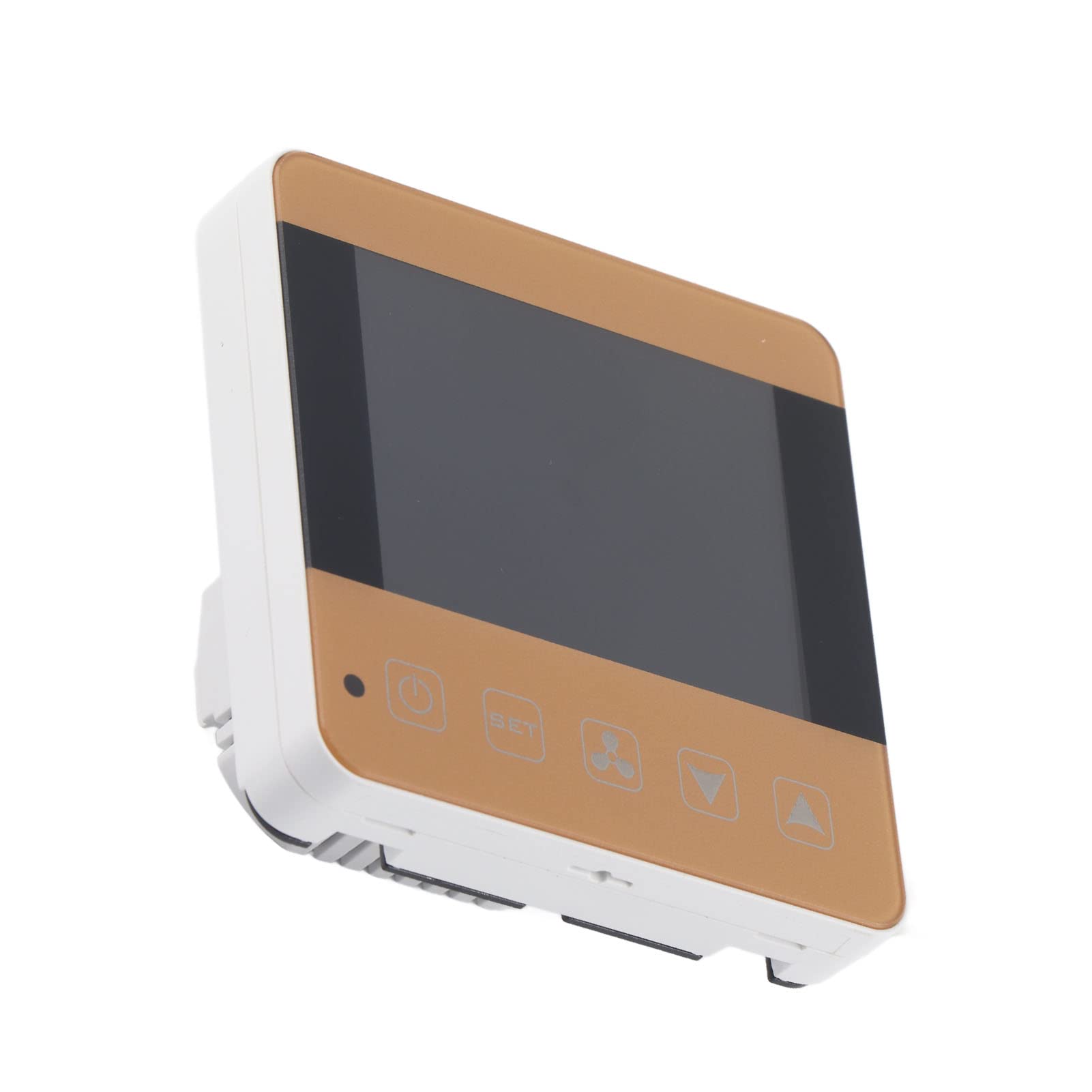Termostato de Bobina de Ventilador HY08AC-3, Termostato de Aire Acondicionado Central LCD LCD Central, Controlador de Temperatura con Sensor para (Sin WIFI)