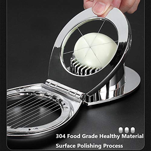 image for Secret Space Egg Slicer, Multipurpose 304 Stainless Steel Wire Egg Sli