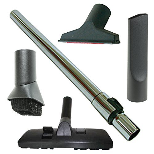 Vacspare Universal Vacuum Kit Telescopic Tube + Stair, Crevice, Floor & Dusting Tools 35mm Fits Karcher, Morphy Richards, Bissell, Parkside & Panasonic