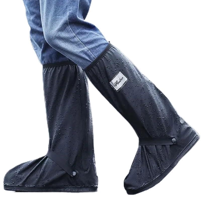0TO6 Professional Long Waterproof Shoe Covers for Men Waterproof Boot Covers Rain Shoe Covers Reusable & Foldable Motorcycle Cycling Bike Knee Boots Shoes Cover, MEDIUM (M) (B0D54NVN96) Amazon Price History, Amazon Price Tracker
