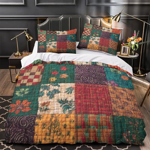 Housse de couette puzzle 200x200 colorée en microfibre douce - 2