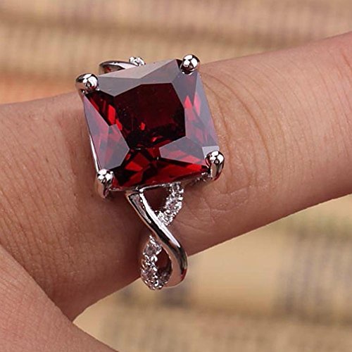 YAZILIND Valentine's Day Jewelry CZ Ring Stone Wedding Bridal Rhinestone Jewelry For Women3