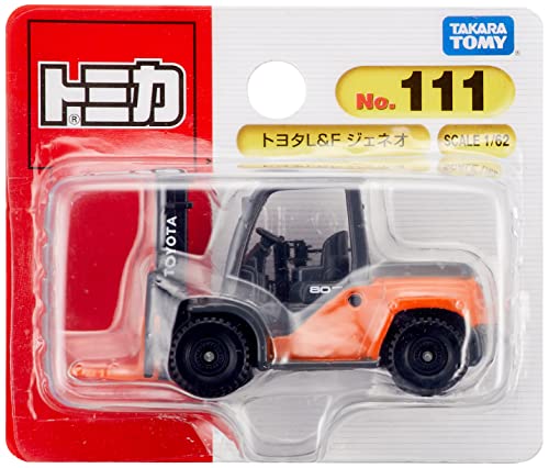 タカラトミー『 トミカ No.111 トヨタ L&F ジェネオ (ブリスターパッケージ) 』 ミニカー 車 おもちゃ 3歳以上 ブリスターパッケージ 玩具安全基準合格 STマーク認証 TOMICA TAKARA TOMY