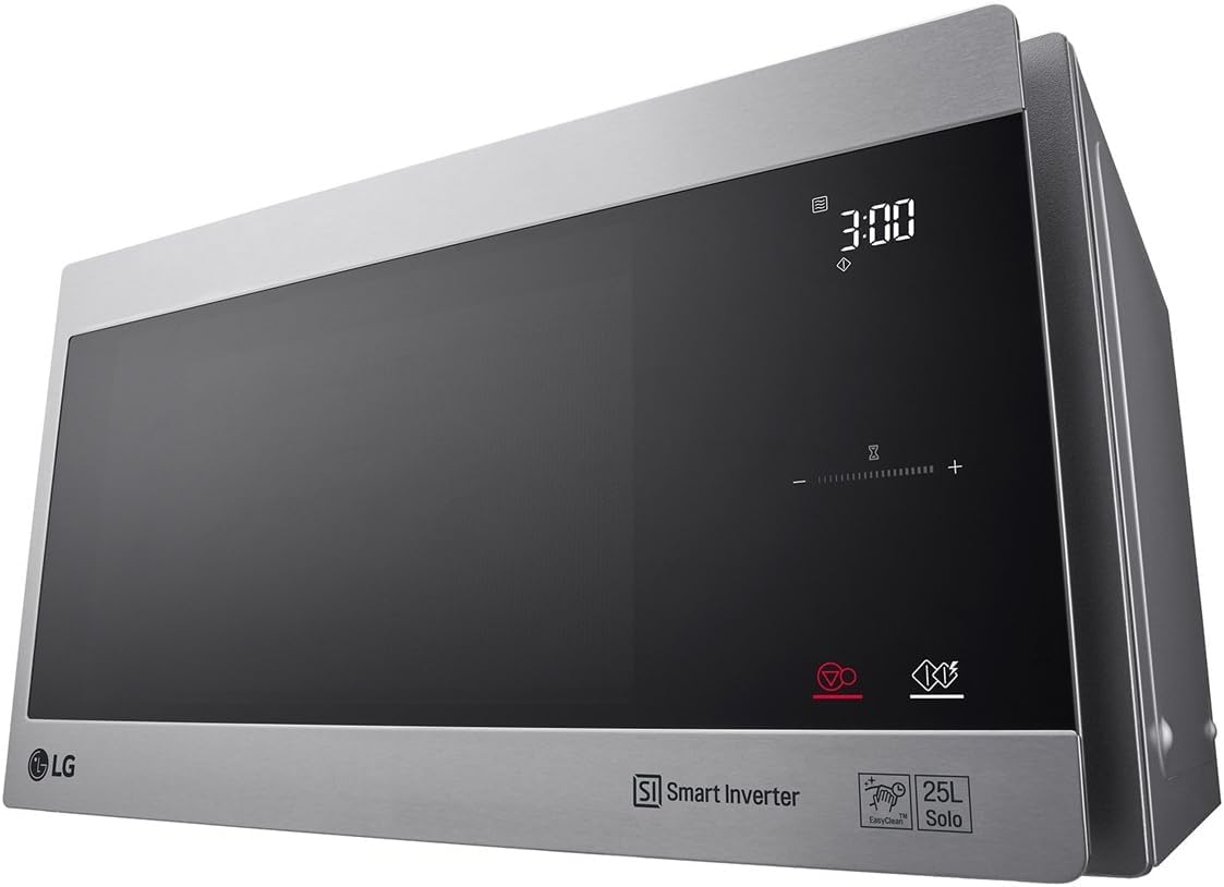 LG MS2595CIS micro-onde Comptoir Micro-ondes uniquement 25 L 1000 W Argent, Acier inoxydable