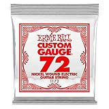Ernie Ball 1172 - .072 Gauge Nickel Wound Guitar String - SINGLE STRING