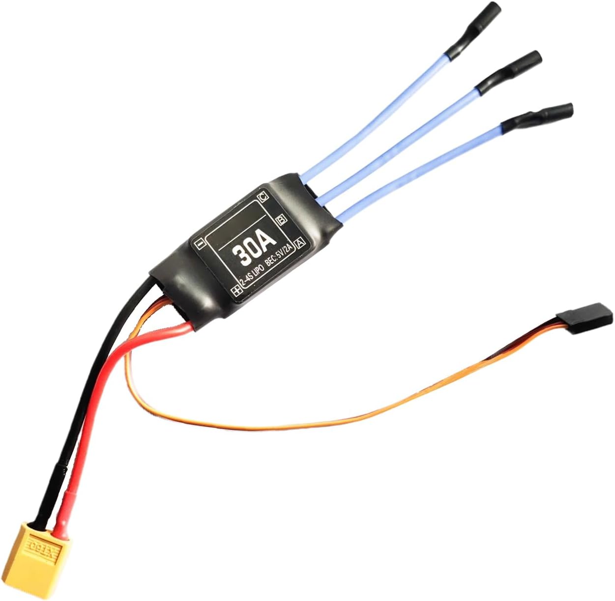 – Brushless Speed Controller,30A Motor Propeller Supplies | Multi-Axis Drone Speed Controller,for Drone Quadcopter Airplanes Helicopter