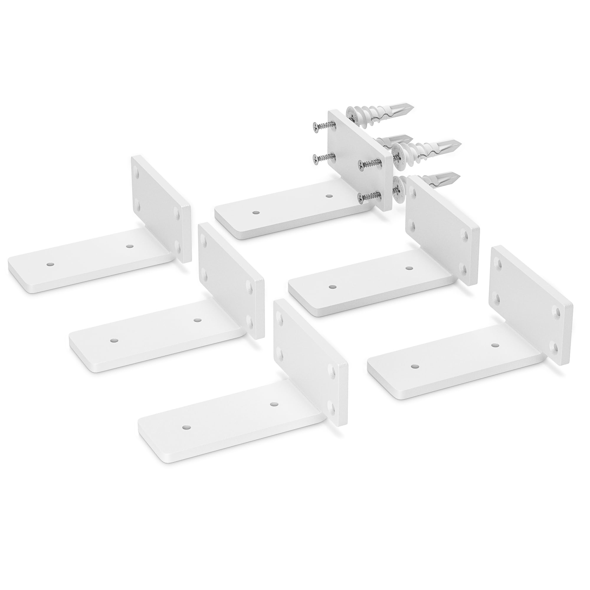 Wildnut 6 Pack Floating Shelf Bracket 6 Inch