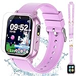 Kids Watch Girls Gifts Age 3-12, Waterproof Watch for Kids with 32 Games, Dual Camera, Touch Screen, Alarm Clock, Music Player, Pedometer Birthday Gift Toys for Girls Ages 5 6 7 8 9 10 (Purple)