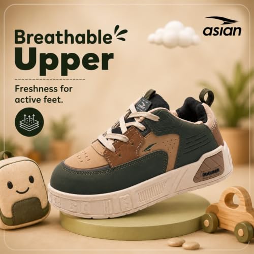 Image of ASIAN Sonic-02 Kids Sneakers for Boys & Girls | Casual Sneakers with Cushioned Sole Comfort