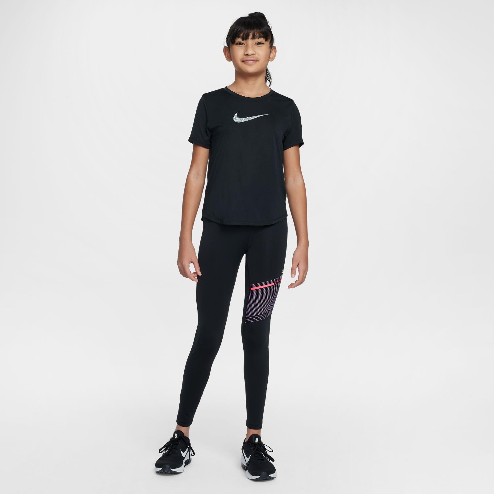 NIKE Pro Dri-Fit-Leggings Für Mädchen, Black, HF8852-010, M
