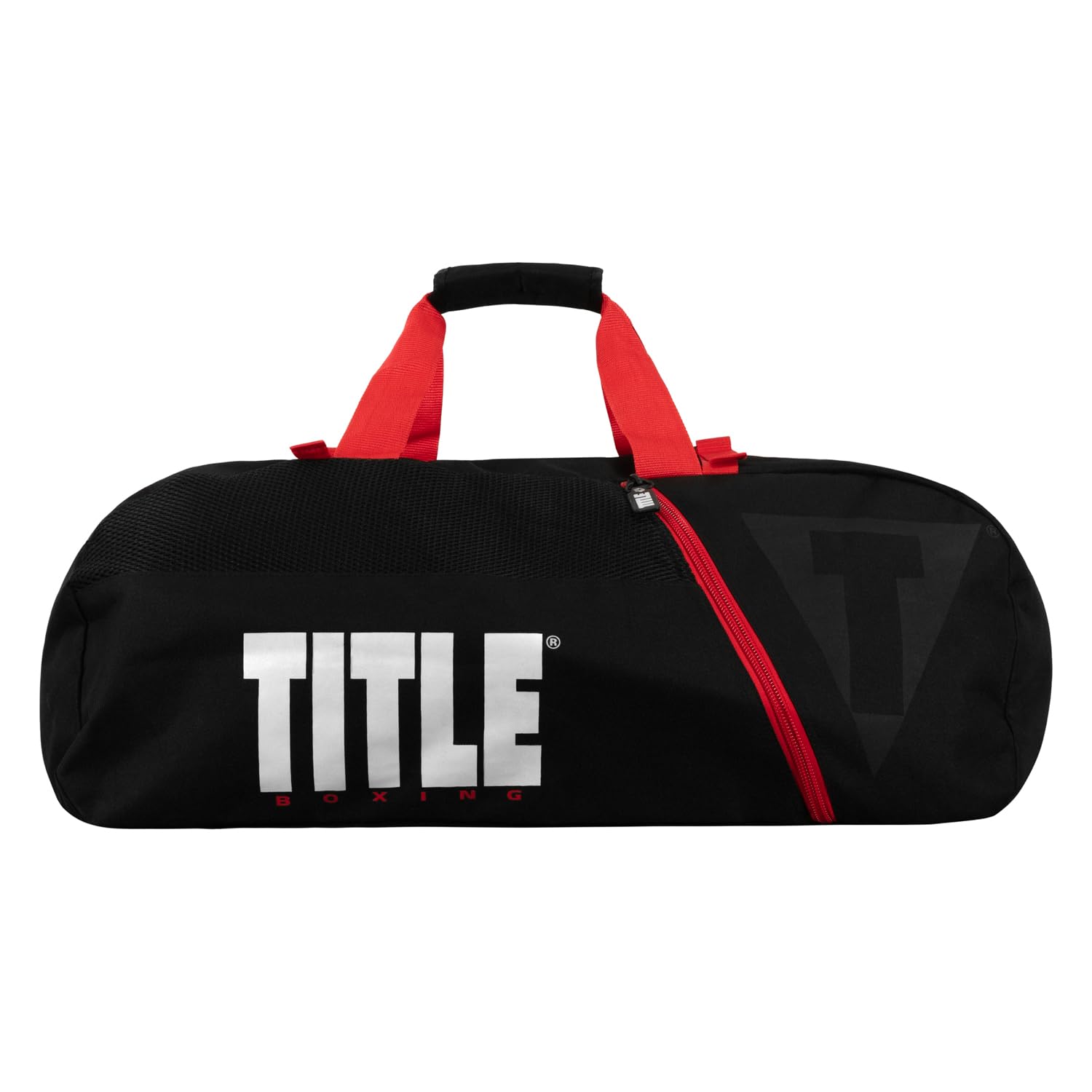 TITLE Boxing Champion Sport Bag/Backpack (Black/Red)