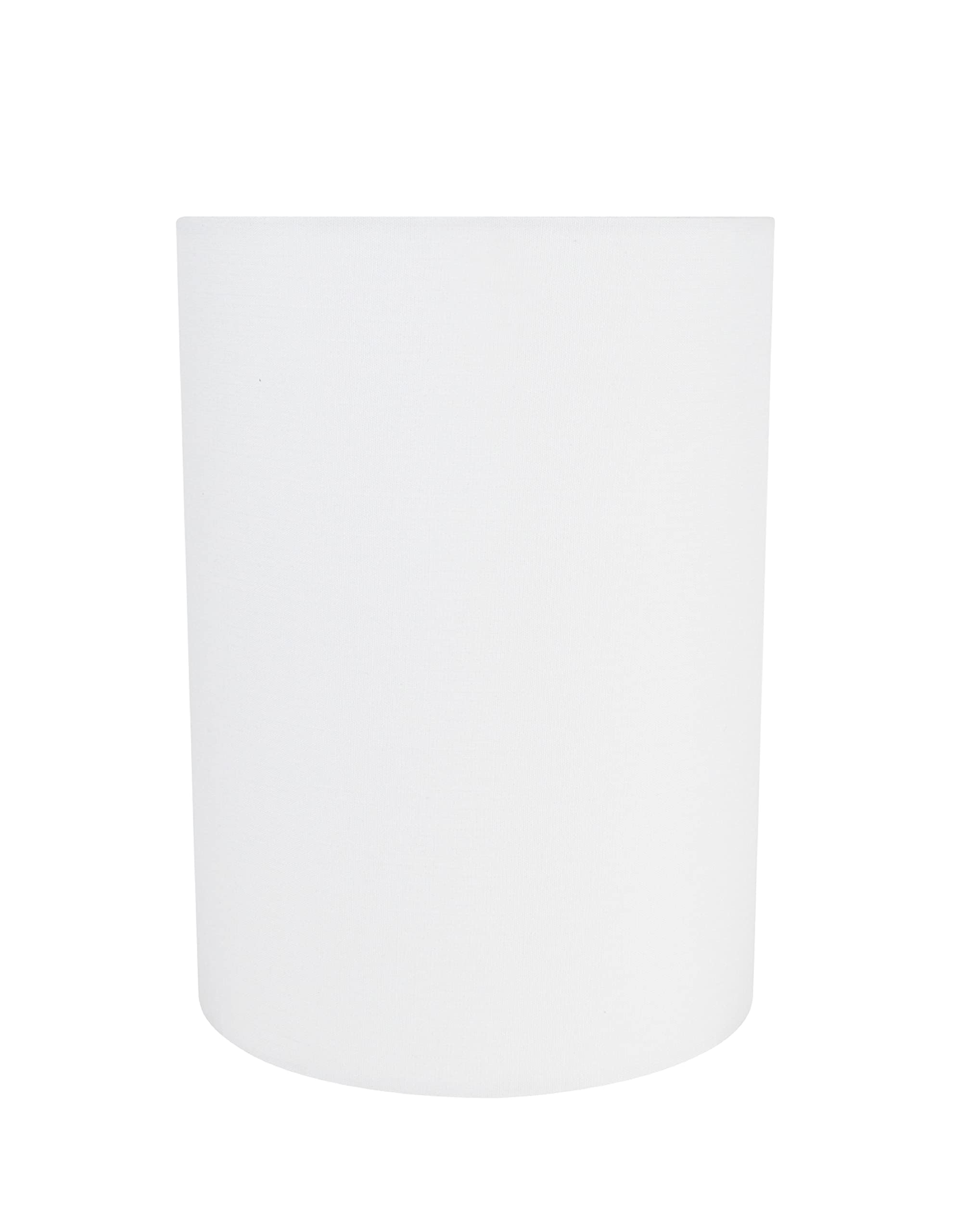 Aspen Creative 32133 Transitional Drum (Cylinder) Shape Spider Construction Lamp Shade in Off White, 8" wide (8" x 8" x 11")