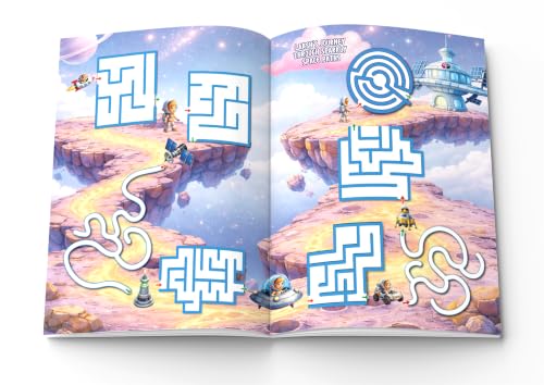 Image of Maze Books for Kids | 101 Maze Puzzle for Kids | Activity Book to Improve Logic, Motor Skills & Concentration | Ages 5 - 10 Years