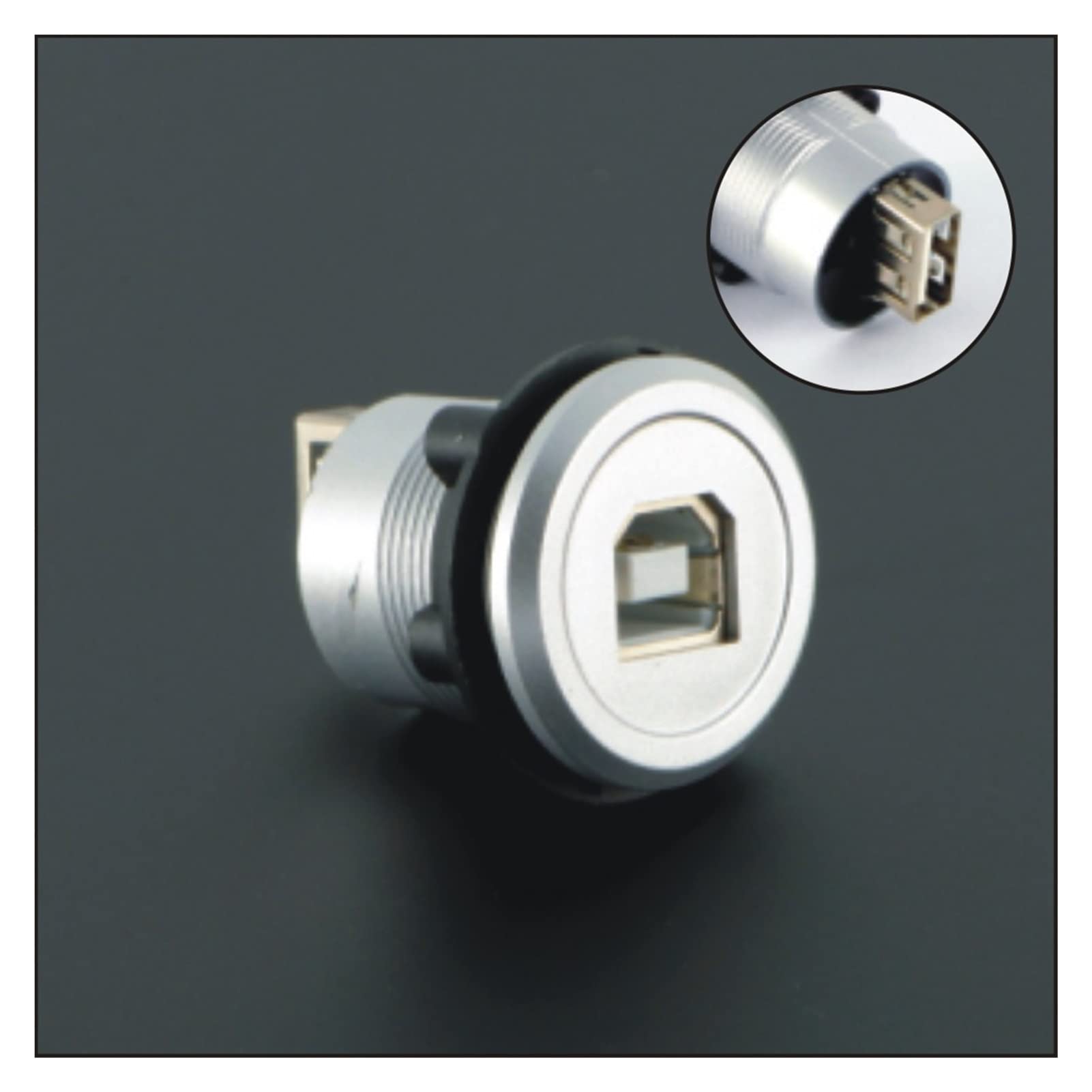Adaptateur USB 22mm femelle pour réparer une borne d'arcade usée