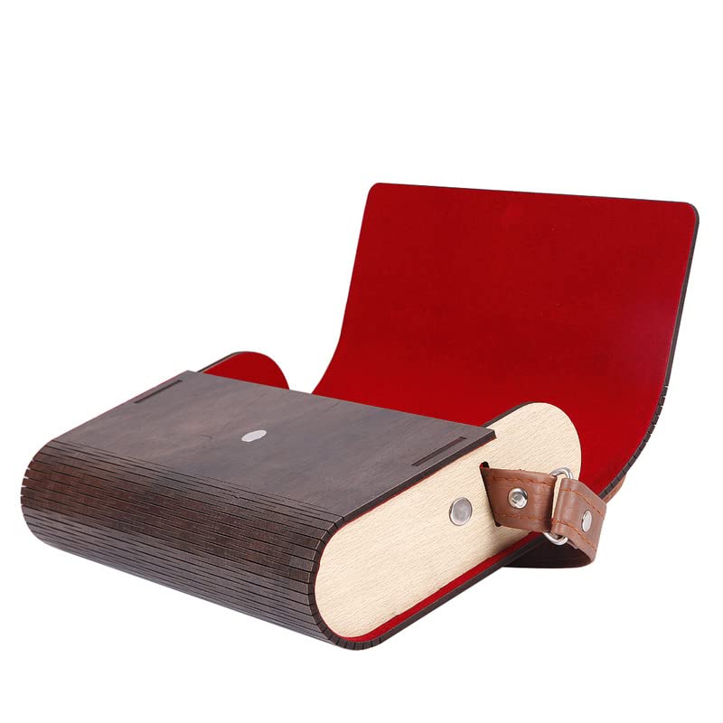 CrazyInk Women's Handcrafted Wooden Light Weight Unique Purse Handbag (PURSE 375) 1