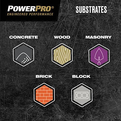 Power Pro Premium One Tornillos Multimaterial Cabeza Plana, Acero Epoxy, 10 x 2 pulgadas, Caja con 15 Piezas miniatura 5