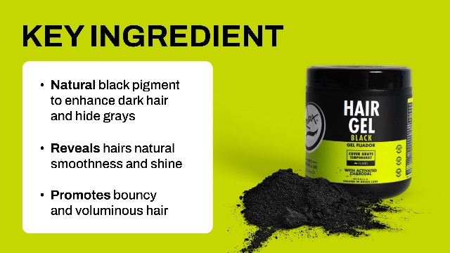 Amazon.com : Rolda Black Styling Hair Gel - Medium To Strong Hold