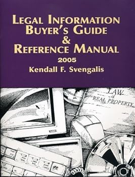 Paperback Legal Information Buyer's Guide & Reference Manual 2005 Book