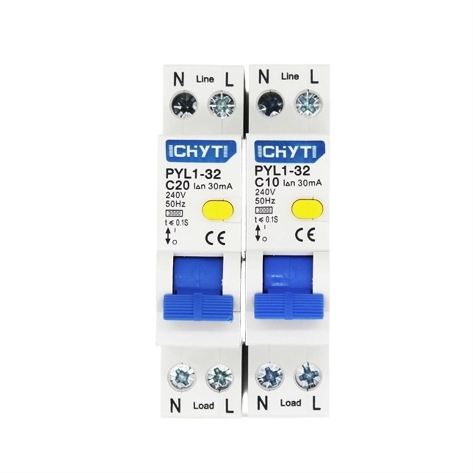 Disjoncteur différentiel 18 mm 1P+N 230V pour la protection tableau