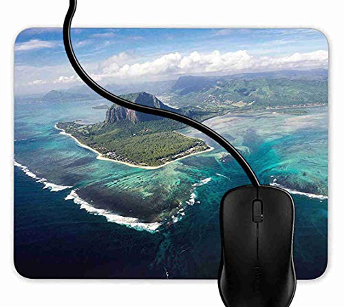 Preisvergleich Produktbild Mauspad Unterwasserwasserfall Mauritius Rutschfeste Gummi Basis Mouse pad, Gaming mauspad für Laptop, Computer 1F2051