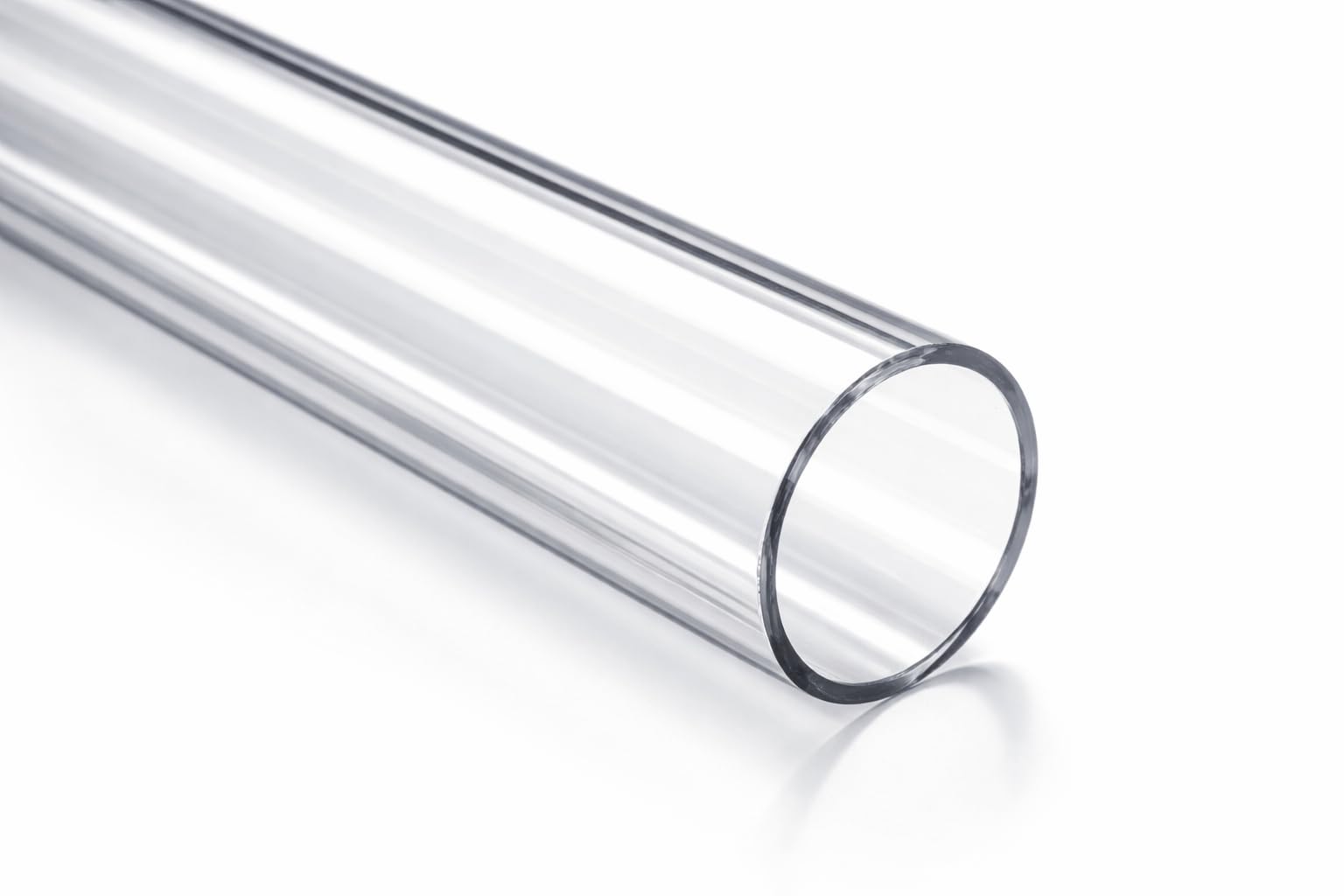Tubo in Vetro Acrilico Trasparente 1 MT Spessore 2/3 MM Diametro 15 MM