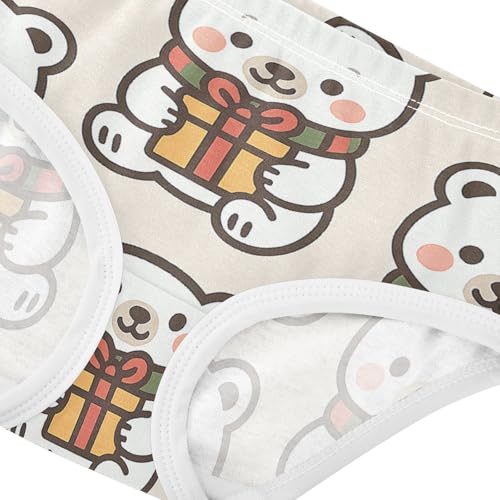 Girls' Panties Breathable Underwear for Baby Girls Polar Bear Seamless4