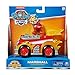 Paw Patrol Mighty Pups Super Paws Deluxe Vehicle with Collectible Figure (Marshal)