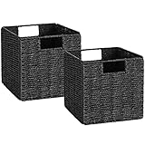 Économie d'espace : Le panier tressé fait main s'harmonise parfaitement avec la plupart des décorations et solutions de rangement. Vous pouvez l'utiliser comme panier de rangement pour étagères, garde-manger, chambre, paniers de cuisine, placard, etc.