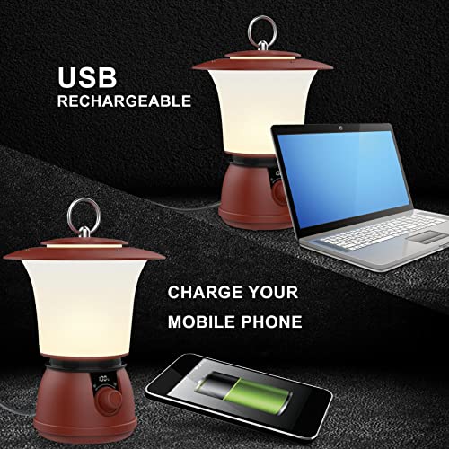 Lampe de camping LED rechargeable USB pour éviter le manque de piles