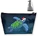 Produktbild Turtle Beach Sea Christmas Cap Make Up Bag Toiletry Bag Travel Cosmetic Bags Pouch