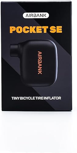 Miniatura 8 de AIRBANK Mini bomba de bicicleta POCKET SE, bomba de aire eléctrica de bicicleta de 100 PSI para bicicletas de carretera, bomba de bicicleta