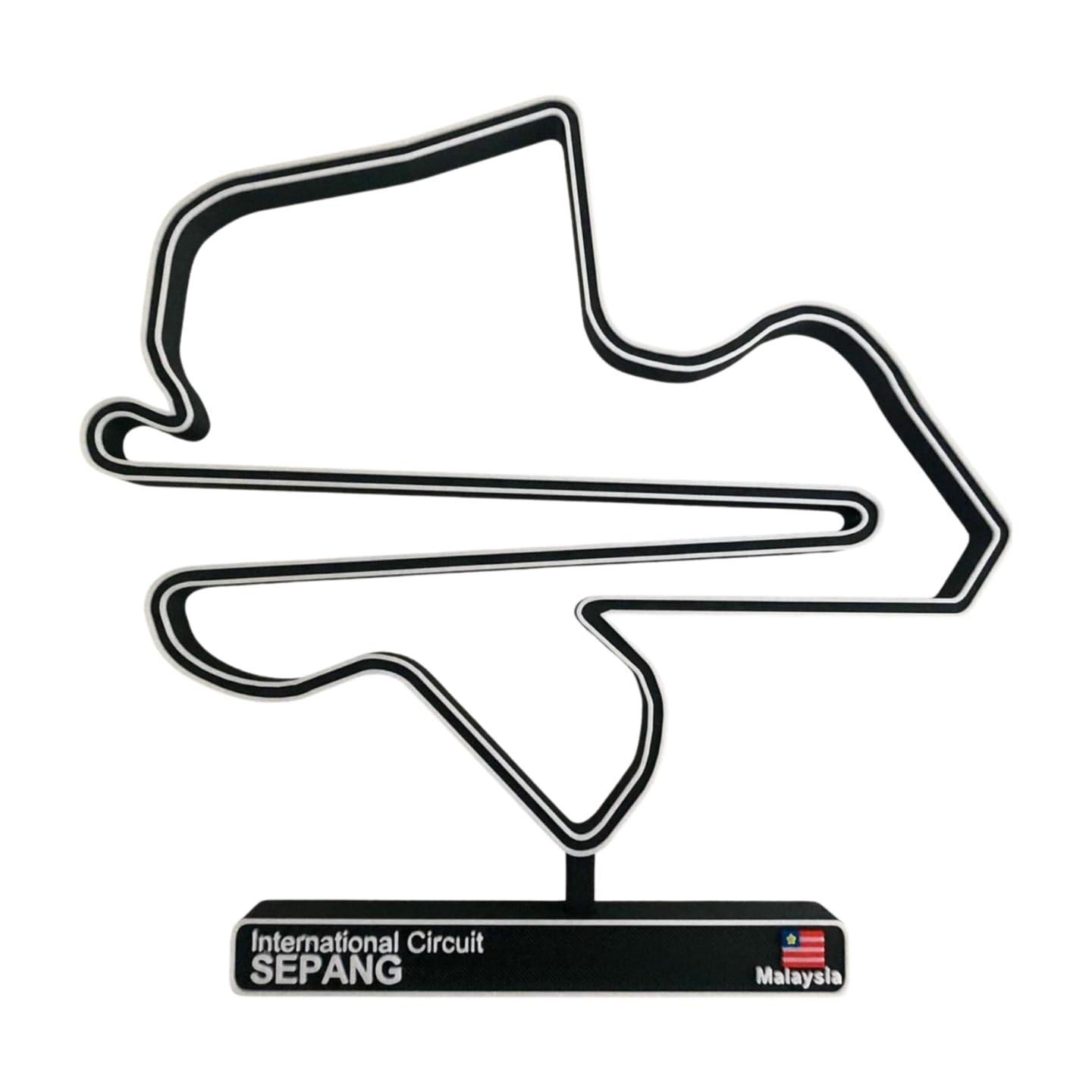 Circuito de Sepang, Maqueta de Circuito de Carreras 3D, Decoración del Automóvil