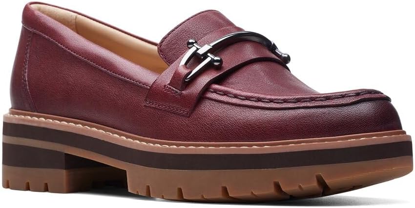 Clarks Unisex Orianna Bit Sneaker, Burgundy L, 0 US Women