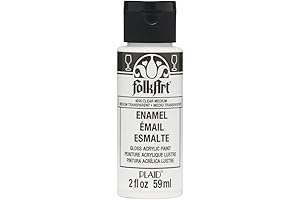 FolkArt 4035 Enamel Paint, 2 Ounce, Clear Acrylic Medium