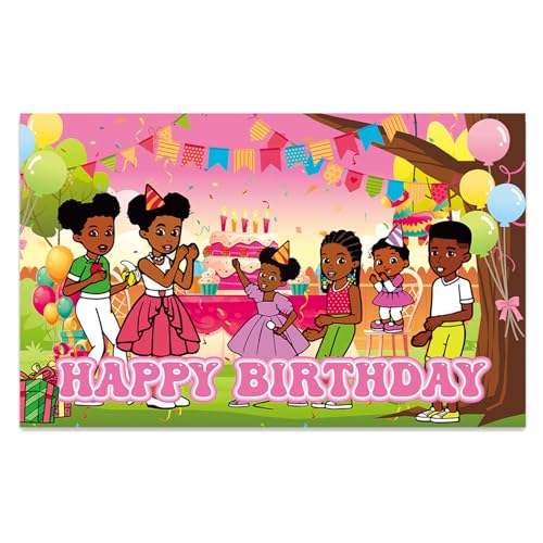 Banner de fondo para fotografía de fiesta infantil 4.16x2.3 Ft miniatura 5